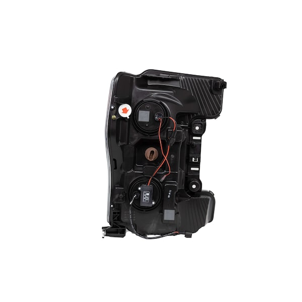 Renegade Fullled High/Low Beam Sequentail Head Light - Black/Clear CHRNG0670-B-SQ - main